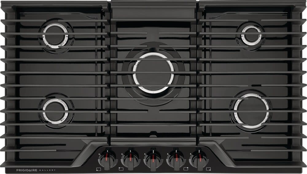 Frigidaire GCCG3648AB 36 Inch Gas Cooktop with 5 Sealed Burners, Quick