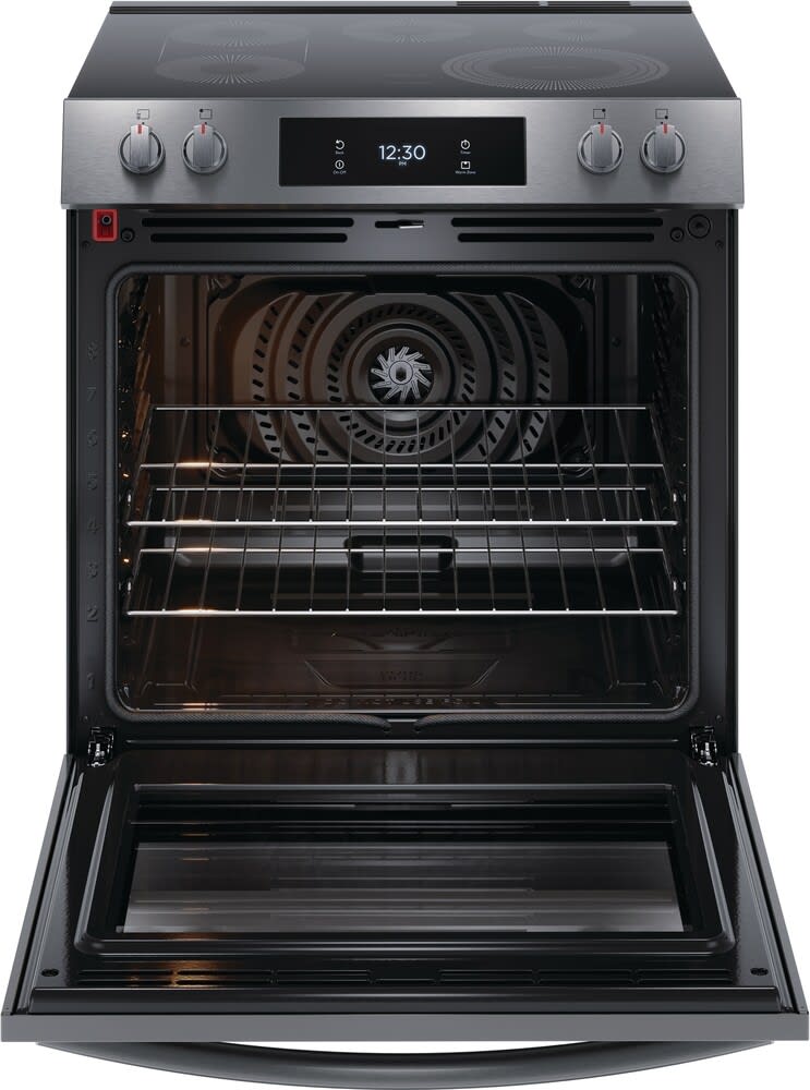 Frigidaire GCFE3060BD 30 Inch Freestanding Electric Range with 5