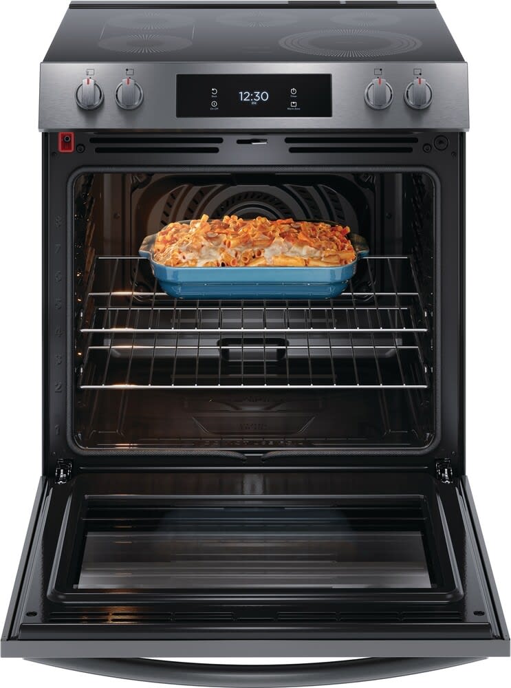 Frigidaire GCFE3060BD 30 Inch Freestanding Electric Range with 5