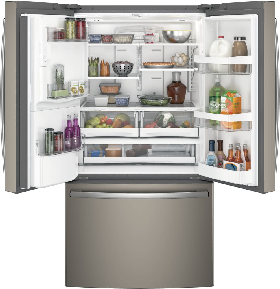 GE GFE26GMKES 36 Inch French Door Refrigerator with TwinChill