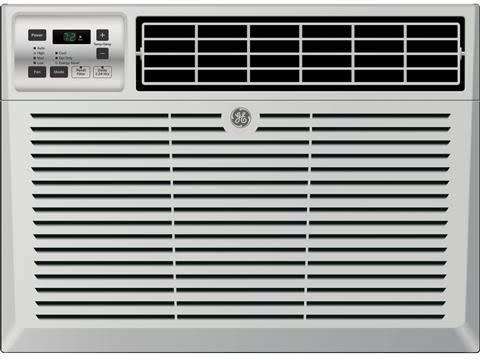 Ge Aem14ax 14 300 Btu Window Air Conditioner With 11 9 Eer 11 8 Ceer R 410a Refrigerant 3 3 Pts Hr Dehumidification 115 V Energy Star Qualified Electronic Controls With Remote 3 Cooling Fan Speed Filter Reminder