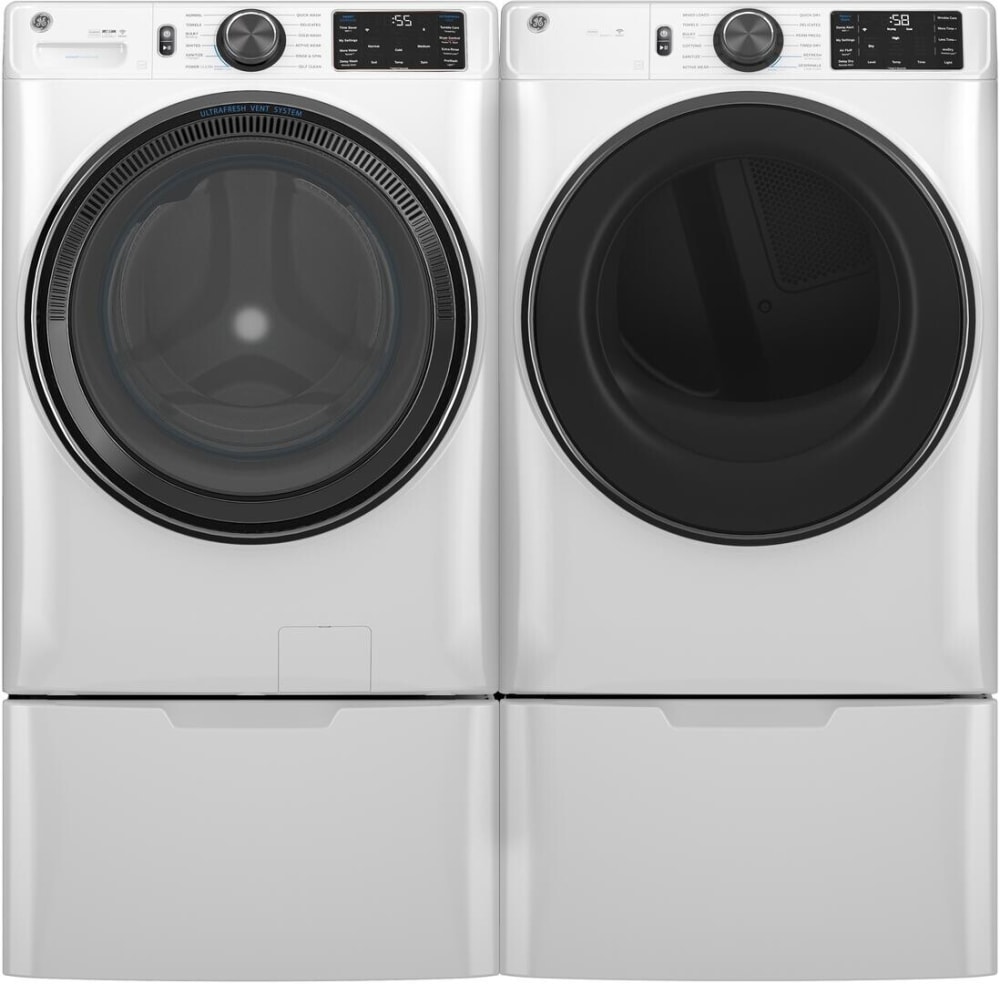 GE GFD65ESSVWW 28inch Smart Electric Dryer with 7.8 cu. ft. Capacity