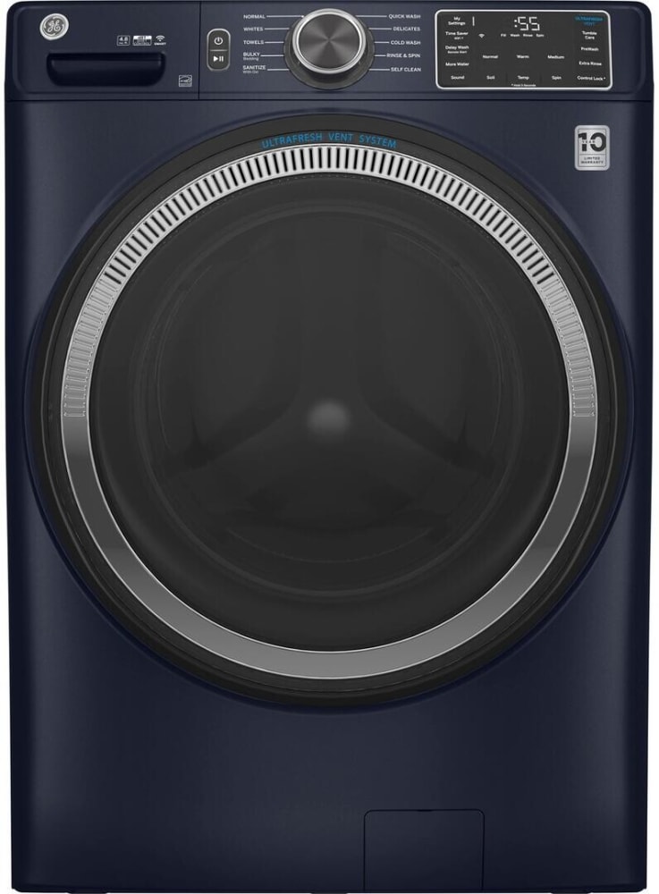 GE GEWADRGRRS550SP3 Side-by-Side on Risers Front Load Washer and