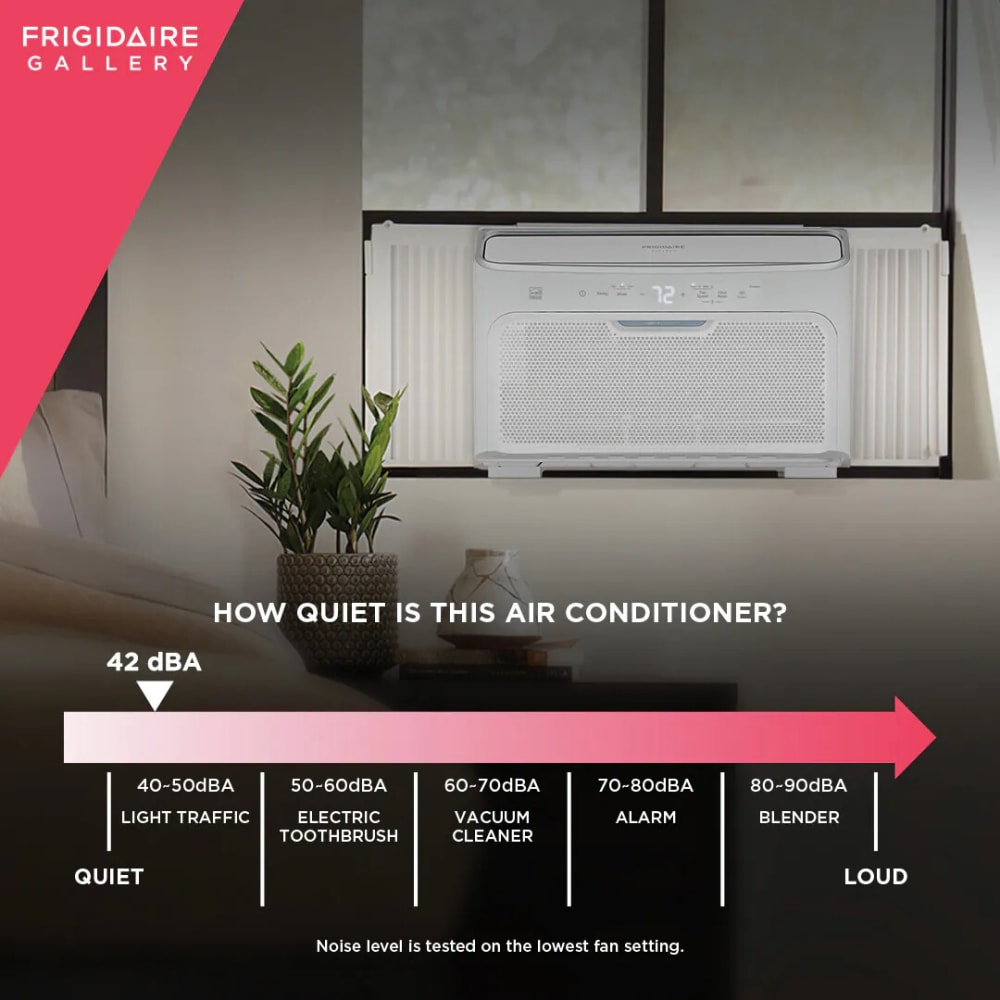 Frigidaire GHWQ103WC1 Smart Inverter Room Air Conditioner with Quiet