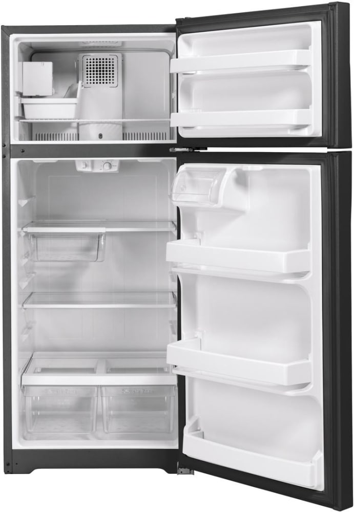 GE GIE18GTNRBB 28 Inch Top Freezer Refrigerator with 17.5 Cu. Ft
