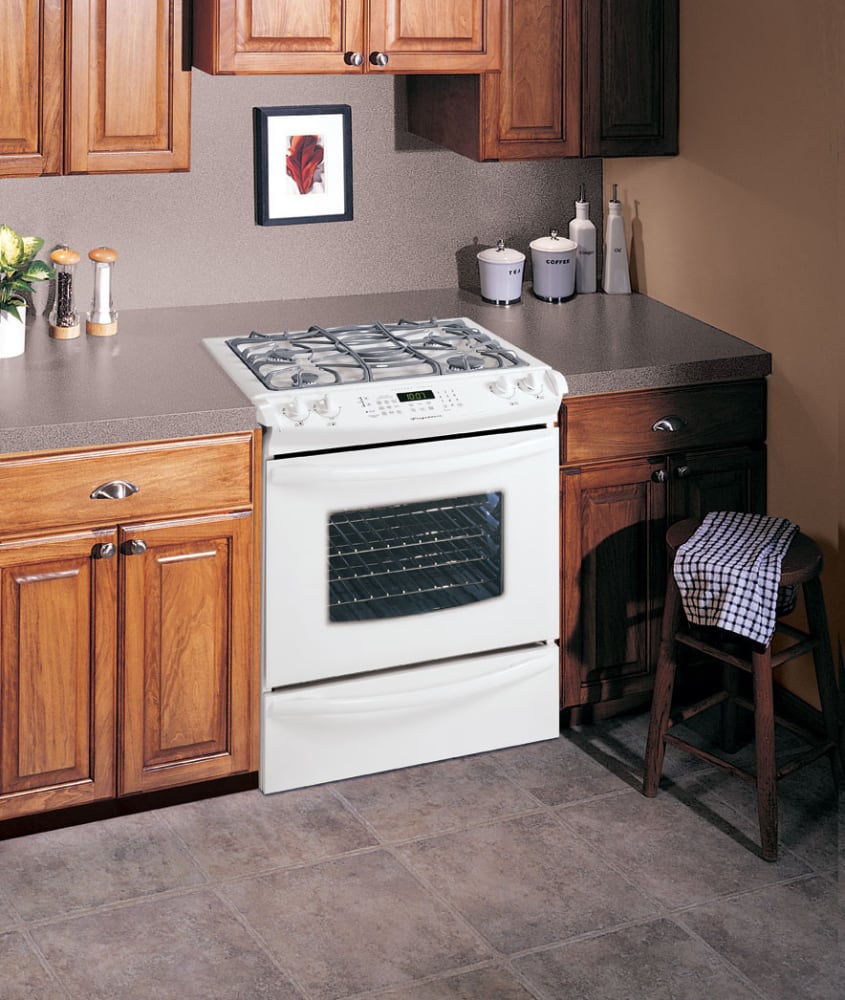 Frigidaire GLCS389EQ 30 Inch Slidein DualFuel Range with 4 Sealed