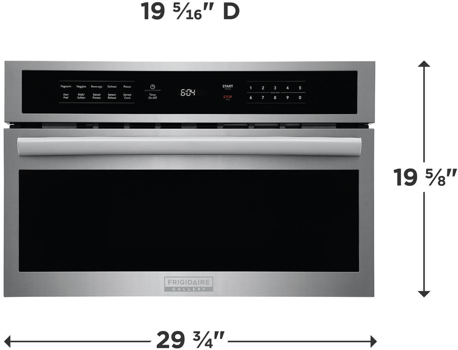 Frigidaire Gallery 30 Built in Microwave Oven with Drop Down Door