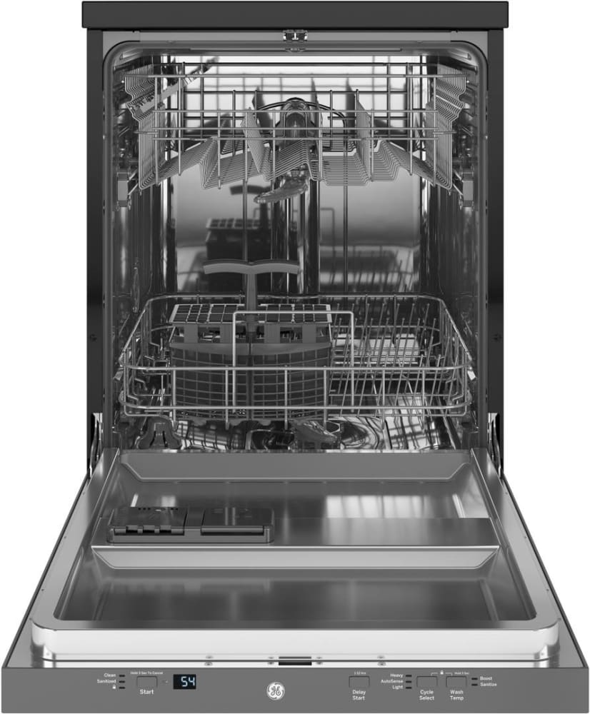 GE GPT225SSLSS 24 Inch Portable Dishwasher with 3Level Wash System, 3