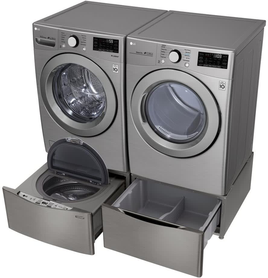 LG LGWADREV34604 SidebySide on SideKick Pedestals Washer & Dryer Set