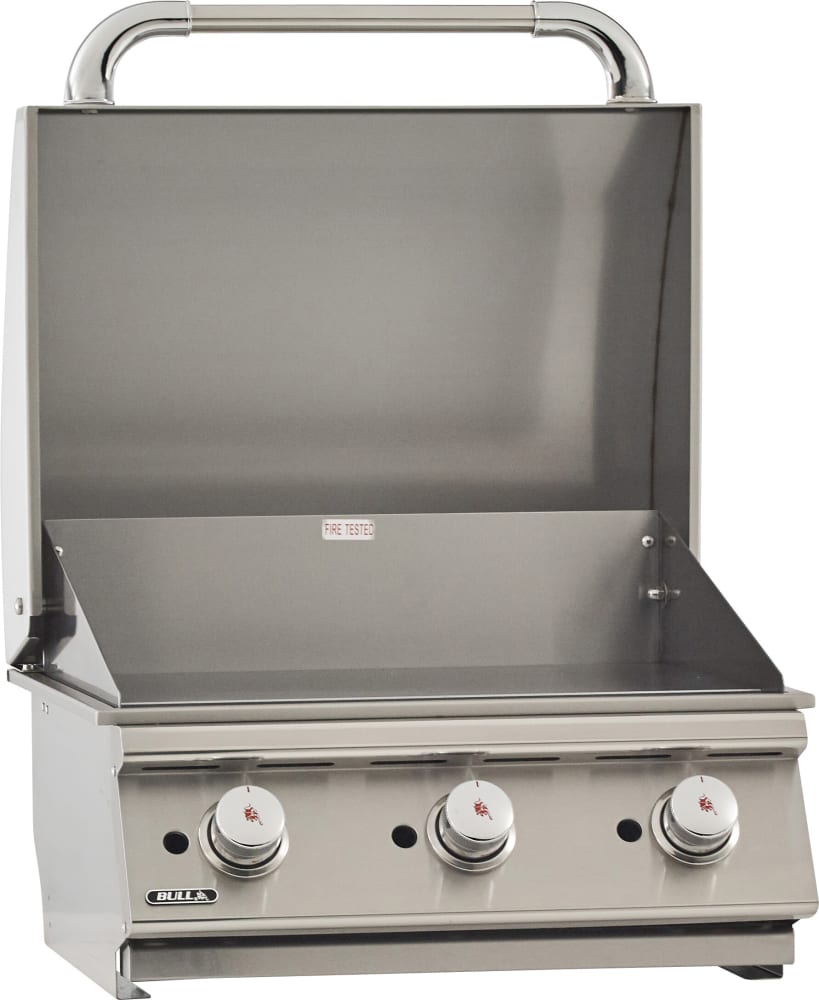 Bull 97009 24 Inch BuiltIn Commercial Gas Griddle with 319 sq. in