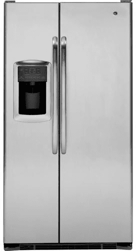 GE GSCS3KGYSS 22.7 cu. ft. Side-by-Side Refrigerator with Adjustable Glass  Shelves