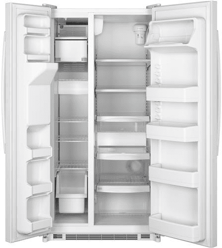 GE GSE22ETHWW 34 Inch Side-by-Side Refrigerator with 21.8 cu GE GSE22ETHWW 34 Inch Side-by-Side Refrigerator with 21.8 cu