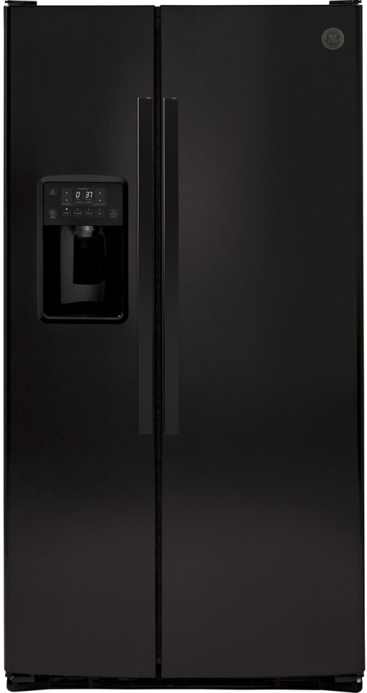 GE Profile 36 in. 25.3 cu. ft. Side-by-Side Refrigerator with External Ice  & Water Dispenser - Stainless Steel