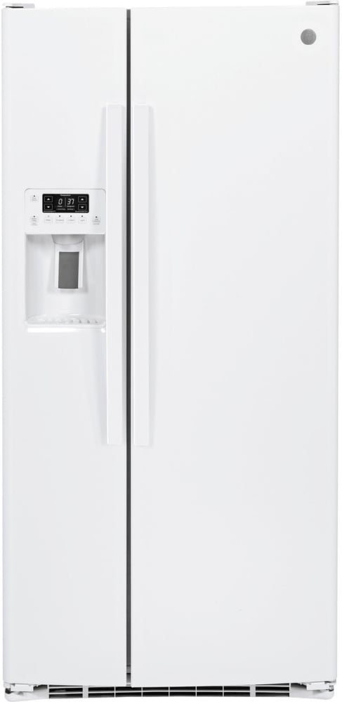 Ge side by side refrigerator deals white