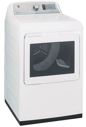 GE GTD75GCSLWS 27 Inch Gas Smart Dryer with WiFi Connect, HE