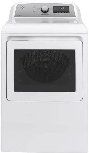 GE GTD84GCSNWS 27 Inch Gas Smart Dryer with 7.4 Cu. Ft. Capacity