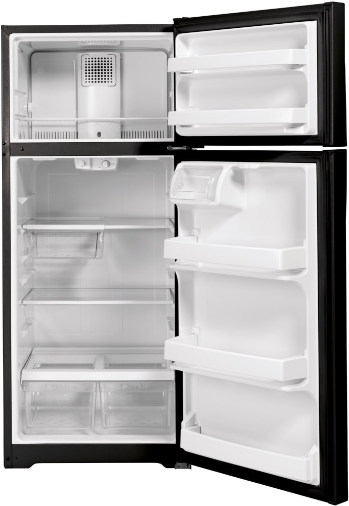 GE GTS17GTNRBB 28 Inch Top Freezer Refrigerator with 16.6 Cu. Ft ...