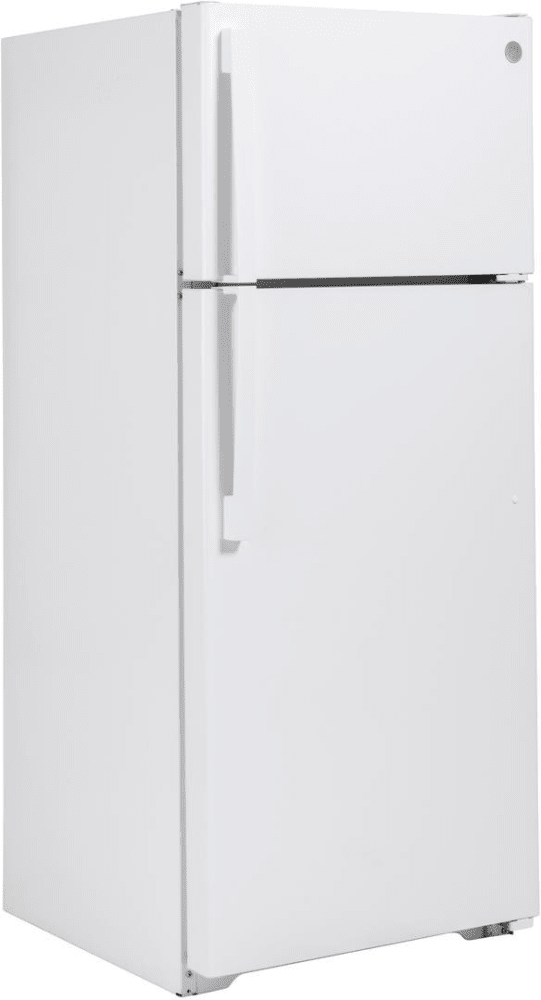 GE GTS17GSNRSS 28 Inch Top Freezer Refrigerator with 16.6 Cu. Ft. Capacity,  LED Lighting, Adjustable Glass Shelves, Full-Width Door Shelves, Reversible  Hinges, Frost-Free Freezer, Sabbath Mode, ADA Compliant, and Energy Star  Certified