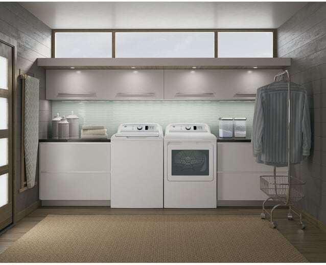 GE GTW685BSLWS 27 Inch Top Load Washer with 4.5 Cu. Ft. Capacity, Dual