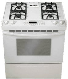 Whirlpool GW395LEGT 30-Inch Self-Cleaning Slide-In Gas Range, AccuBake