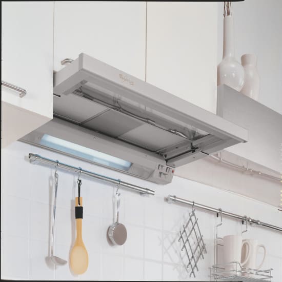 Whirlpool gold range hood on sale