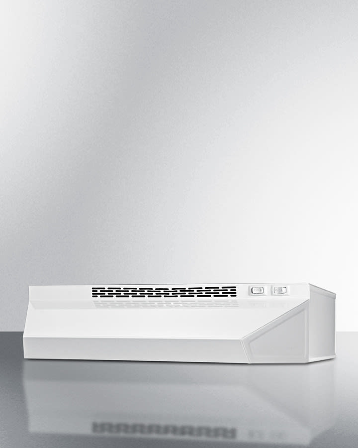 Summit H1724W 24 Inch Under Range Hood with 2Speed, Rocker