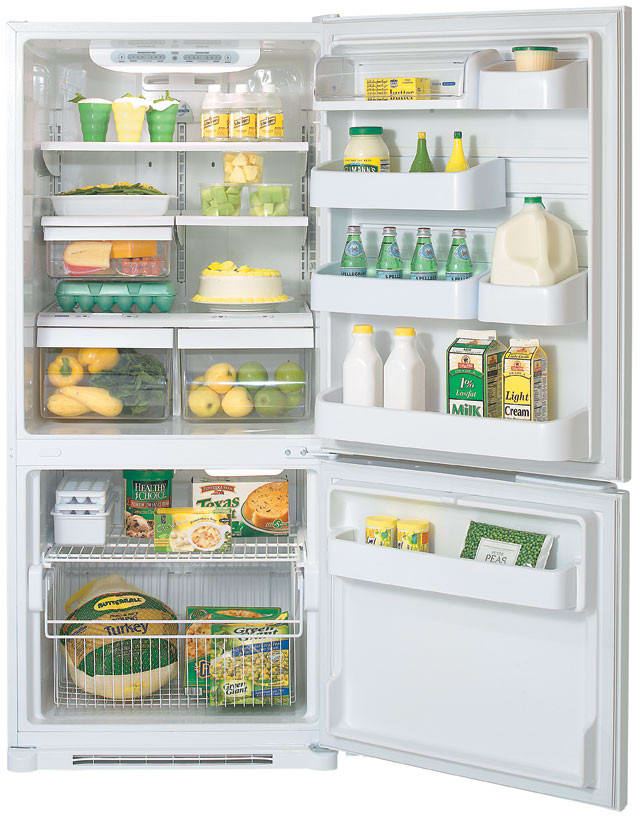 LG LRBN20512WW 19.7 Cu. Ft. Bottom Freezer Refrigerator with Swing