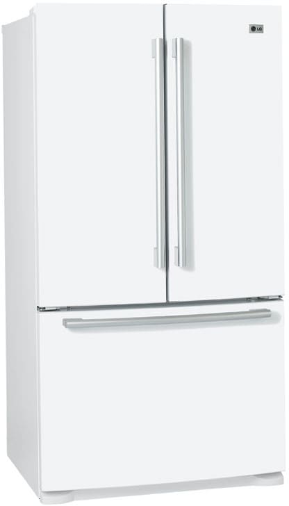 Lg Lrfc25750sw 25 Cu Ft Panorama French Door Refrigerator W Glide N Serve Drawer 2 Opti Bin Humidity Crispers Smooth White
