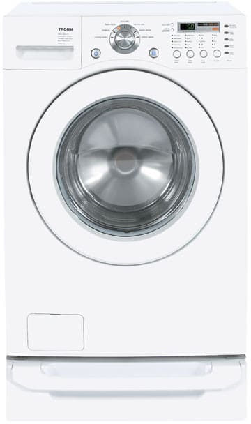Lg Wm2077cw 27 Inch Front Load Stackable Washer With 3 83 Cu Ft Capacity 7 Wash Programs