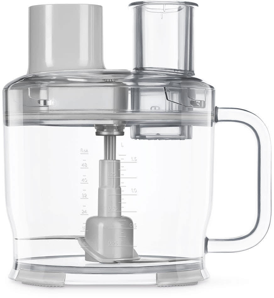 Smeg Food Processor with Trian Bowl and Lid, Stainless Steel Grating Disc, Slicing Disc, Emulsifying Disc, Stainless Steel S Shaped Blade, Anti-Slip Feet