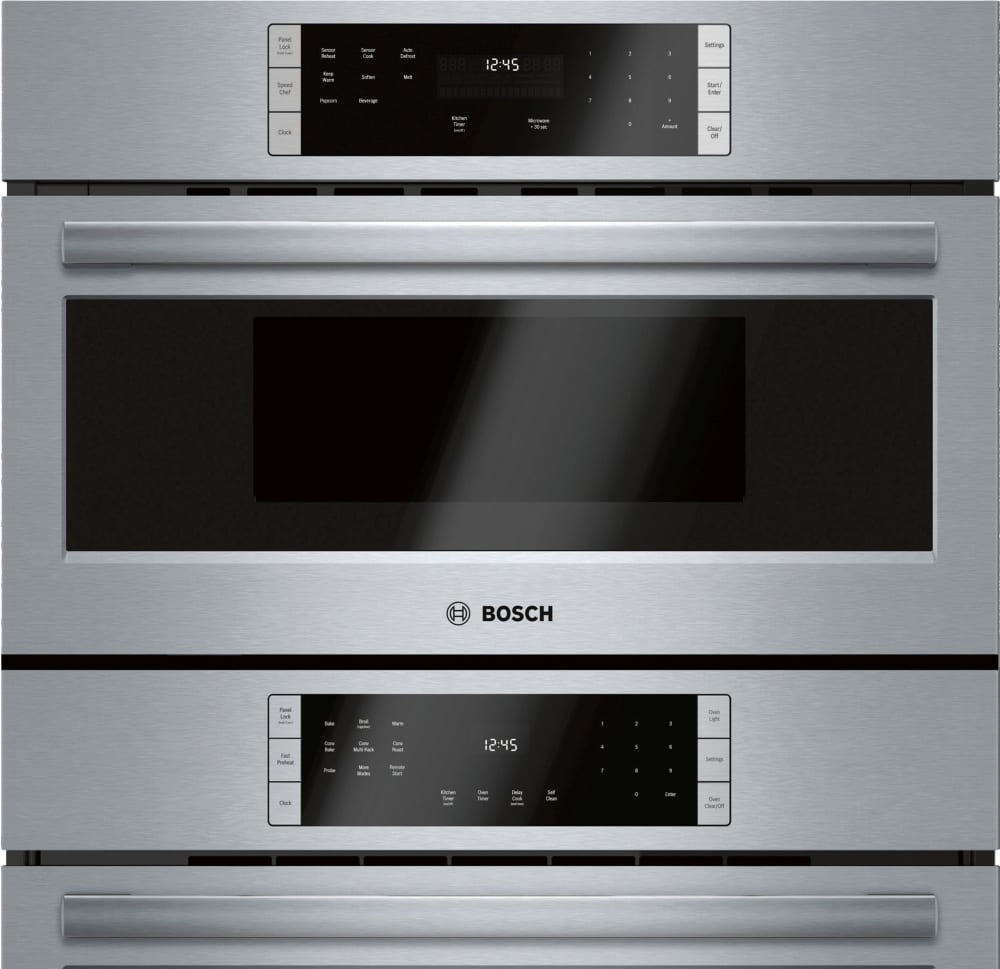 Bosch HBL87M53UC 30 Inch Double Combination Smart Electric Wall Oven ...