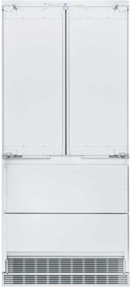 Liebherr HC2082 36 Inch Built-In Panel Ready 4-Door French Door Refrigerator with Automatic Ice Maker, DuoCooling, GlassLine Shelving, SuperCool, SuperFrost, SuperQuiet, SoftSystem, LED Lighting, Electronic Display, 19.5 cu. ft. Total Capacity, Star-K Certified Sabbath Mode and ENERGY STAR®