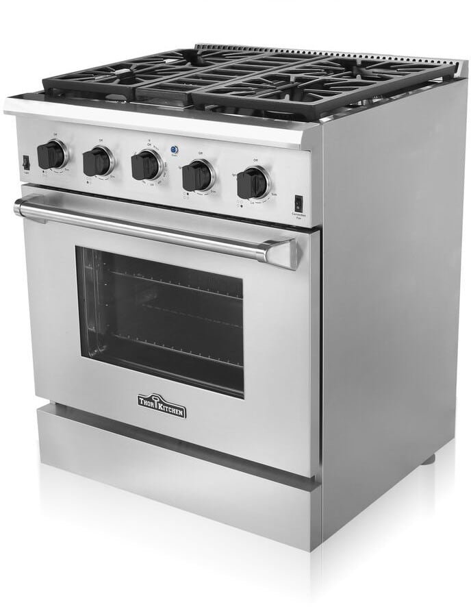 Thor Kitchen HDM3001U 30 Inch Freestanding Gas Range with Commercial