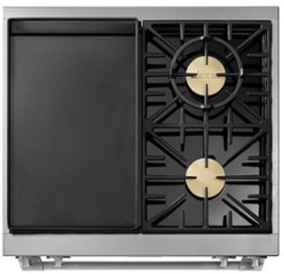 Dacor HDPR30SNG 30 Inch Freestanding Professional Dual Fuel Range With
