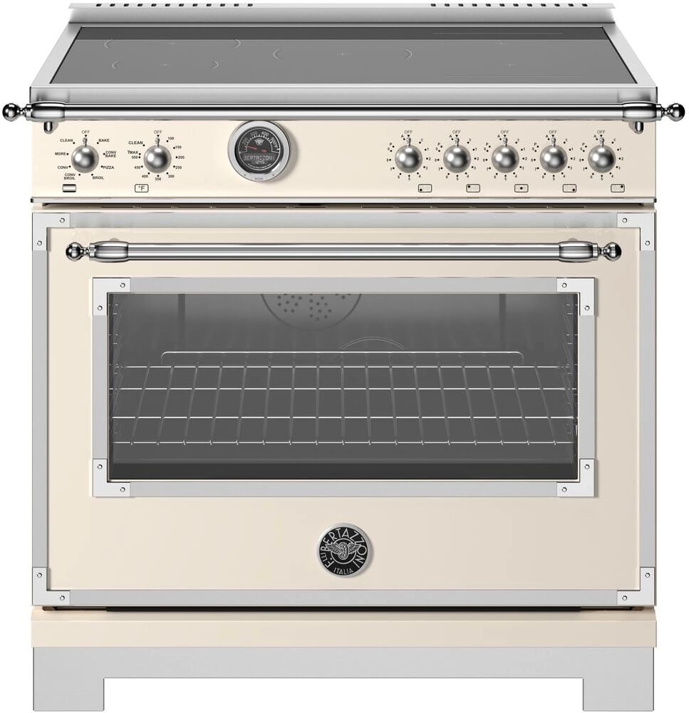 Bertazzoni HER365ICFEPAVT 36 Inch Freestanding Induction Range with 5