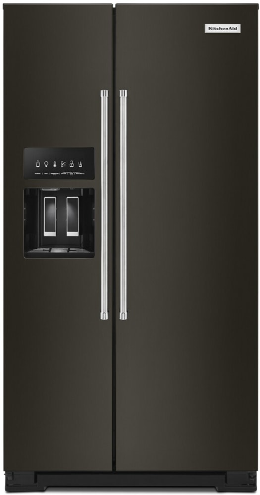 KitchenAid KRSF705HBS 36 Inch Side-by-Side Refrigerator with 24.8