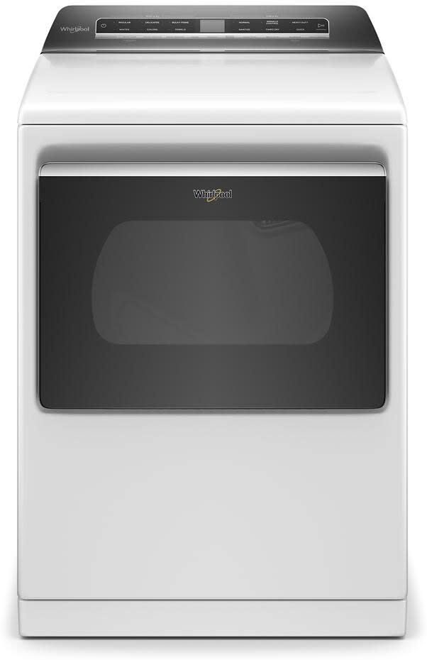 Whirlpool WGD8127LW 27 Inch Gas Smart Dryer with 7.4 cu. ft. Capacity