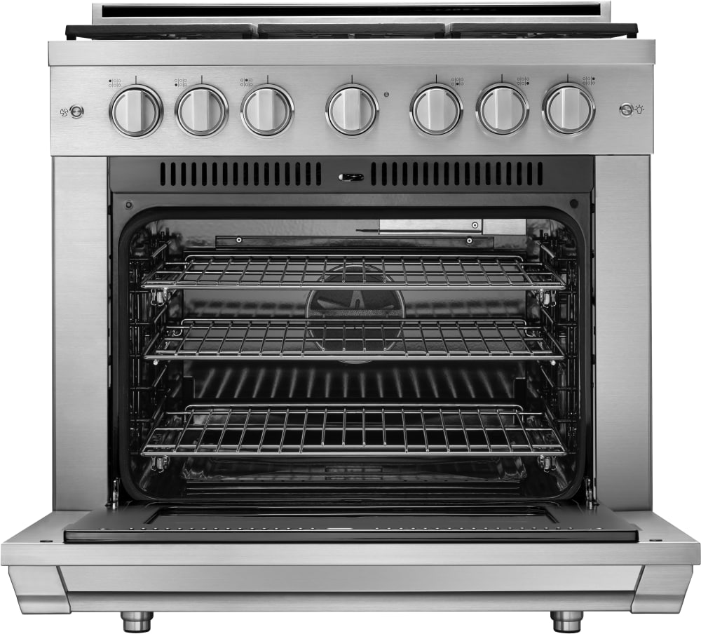 Dacor HGPR36SLPH 36 Inch Pro Gas Range with 6 Sealed Burners, 5.2 cu