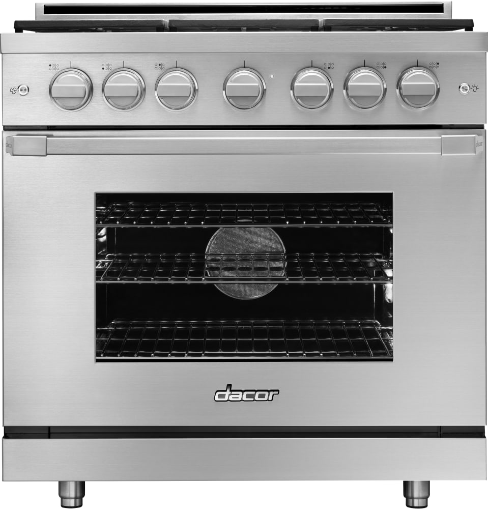 Dacor HGPR36CLP 36 Inch Pro Gas Range with 6 Sealed Burners, 5.2 cu. ft