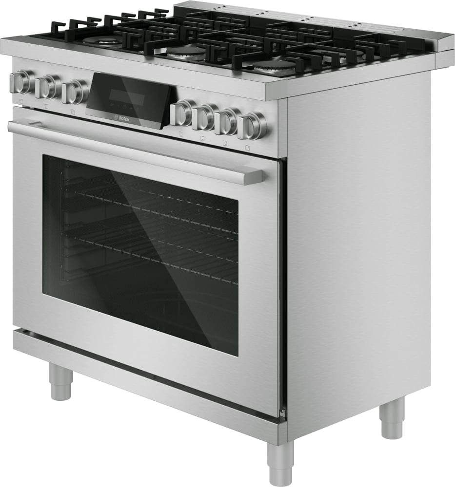 Bosch HGS8657UC 36 Inch Freestanding Gas Range with 6 Sealed