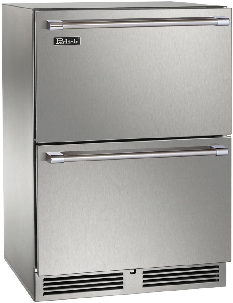 Perlick HP24ZM45 24 Inch Built-In Undercounter Dual-Zone Freezer