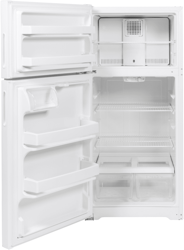 Hotpoint HPS16BTNLWW 28 Inch Top Freezer Refrigerator with 15.6 Total