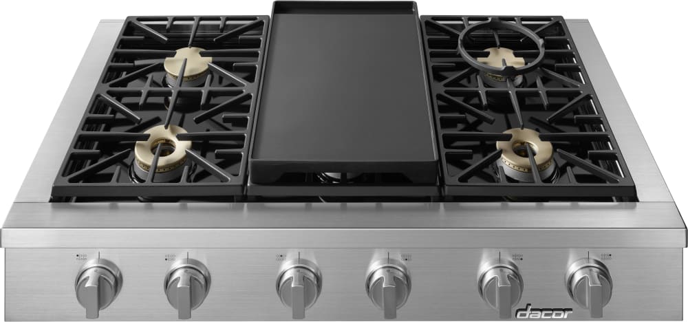 Dacor HRTP486SNG 48 Inch Range Top with 6 Sealed Burners