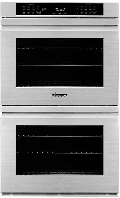 Dacor Hwo230fs 30 Inch Professional Series Double Wall Oven With Softshut Hinges Steam Clean Technology 4 8 Cu Ft Capacity Rapidheat Broil Element 6 Cooking Modes 2 Glide Racks And 7 Rack Positions Stainless Steel Flush Handle