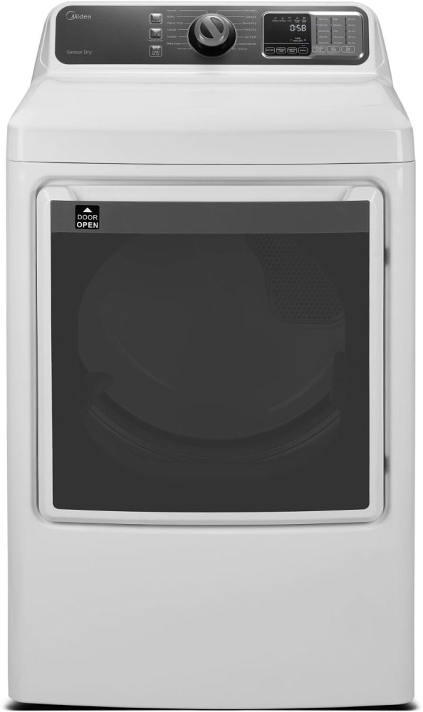 Midea MLE45N3BWW 27 Inch Electric Dryer with 7.5 Cu. Ft. Capacity