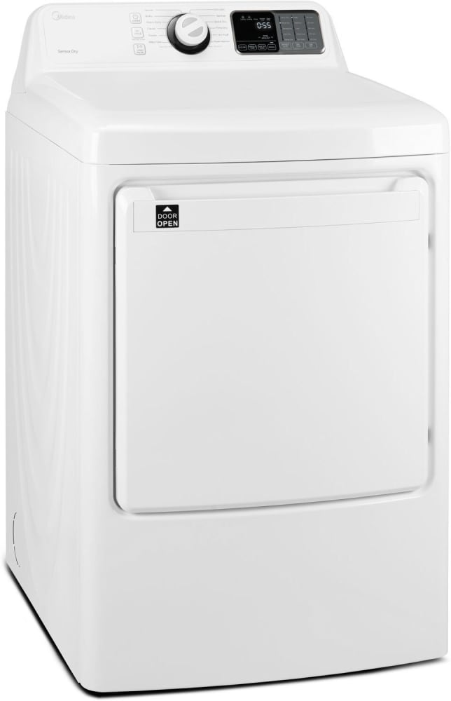 Midea MLE45N1BWW 27 Inch Electric Dryer with 7.5 Cu. Ft. Capacity