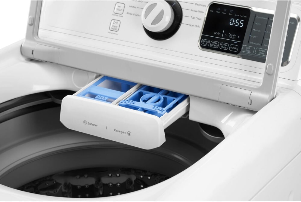 Midea MLV45N1BWW 27 Inch Top Load Washer with 4.5 Cu. Ft. Capacity, Two