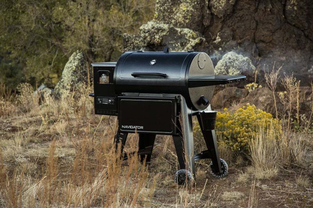 Pit Boss 10527 58 Inch Freestanding Wood Pellet Grill with 879 sq