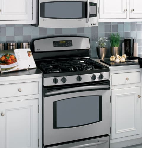 GE J2B912SEKSS 30 Inch Freestanding Dual-Fuel Range with ...