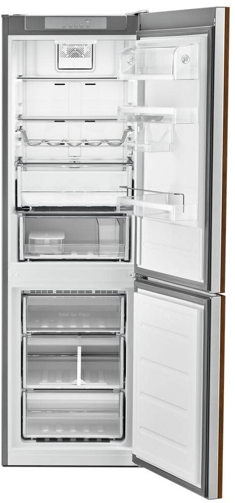 JennAir JBBFX24NHX 24 Inch Panel Ready Built In Bottom Mount Refrigerator with 9.8 Cu. Ft. Total Capacity Adjustable Glass Shelves LED Lighting Fast Cool Reversible Door Swing Electronic Controls Cust...